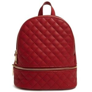 Red backpack